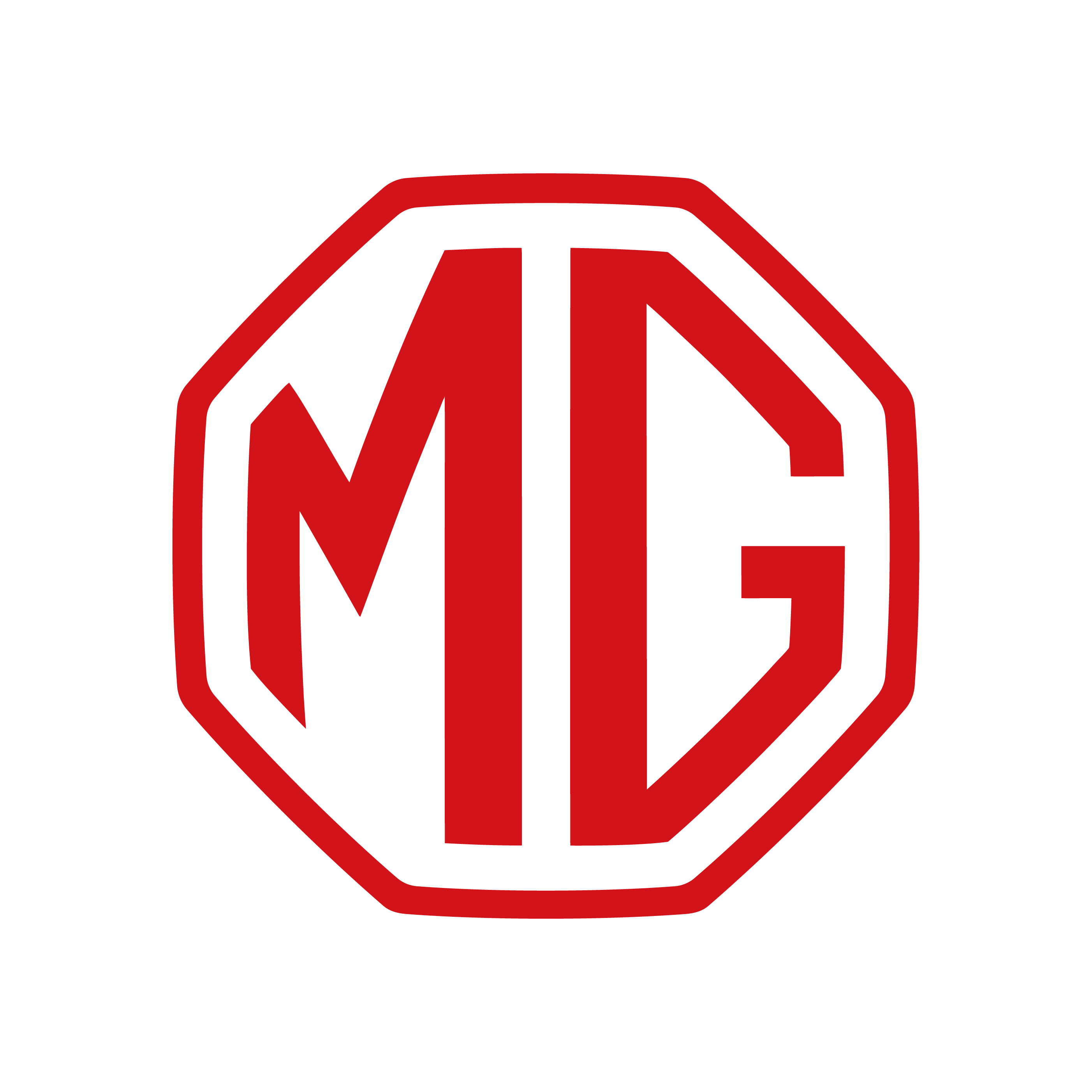 MG logo red