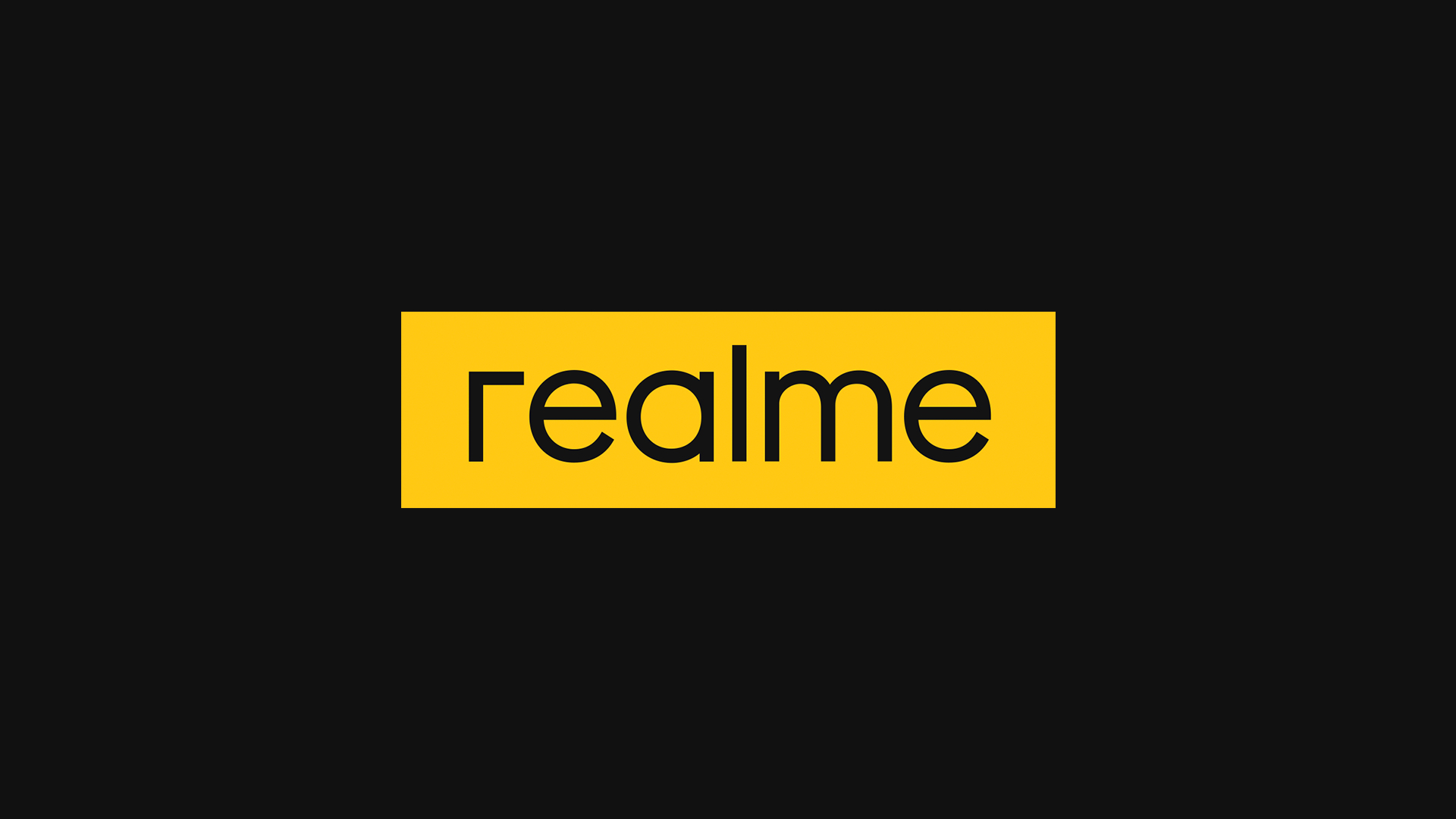 realme logo Black
