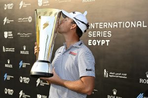 Andy Ogletree carded a sensational eight under round of 62 for a four shot victory in Cairo