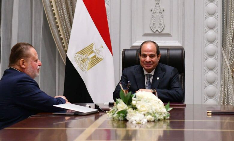 السيسي ومحافظ البنك المركزي